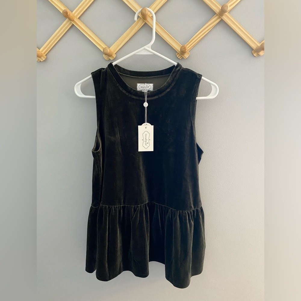 Mud Pie Peplum Top Size Small NWT
